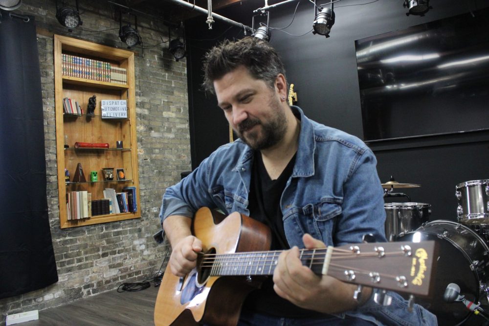 GREG VANDERMEULEN THE CARILLON
Jason Kirkness pictured in his Winnipeg studio space.