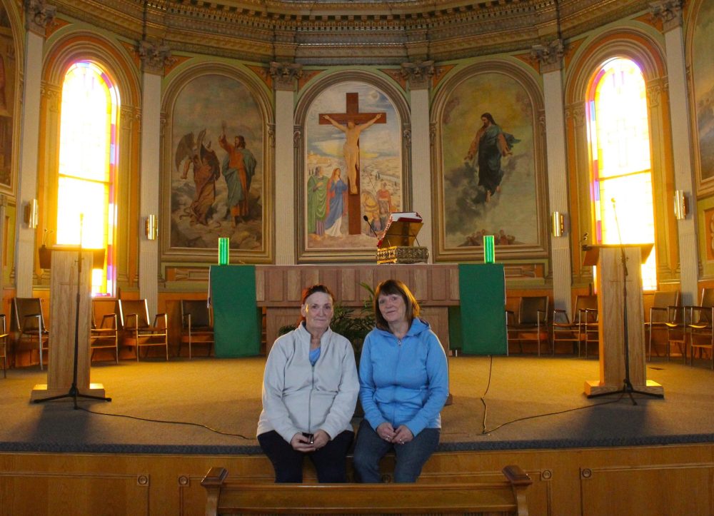 CHRIS GAREAU THE CARILLON
Committee chair Colette Rozière and her sister Lucille Brunette are working on a series of anniversary celebrations for the historic Notre-Dame-de-Lorette.