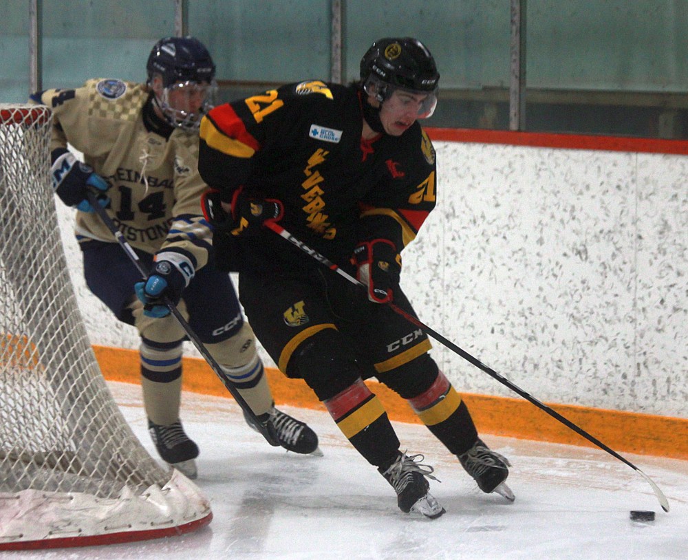 The Steinbach Pistons defeated Wawywayseecappo in MJHL action in La Broquerie Jan. 23. (Cassidy Dankochik The Carillon)