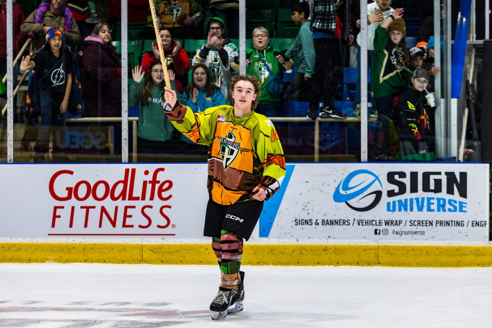 Jackson Kostiuk has fit in great with Prince Albert in the Western Hockey League since making the jump from Steinbach in the MJHL. (Prince Albert Raiders)