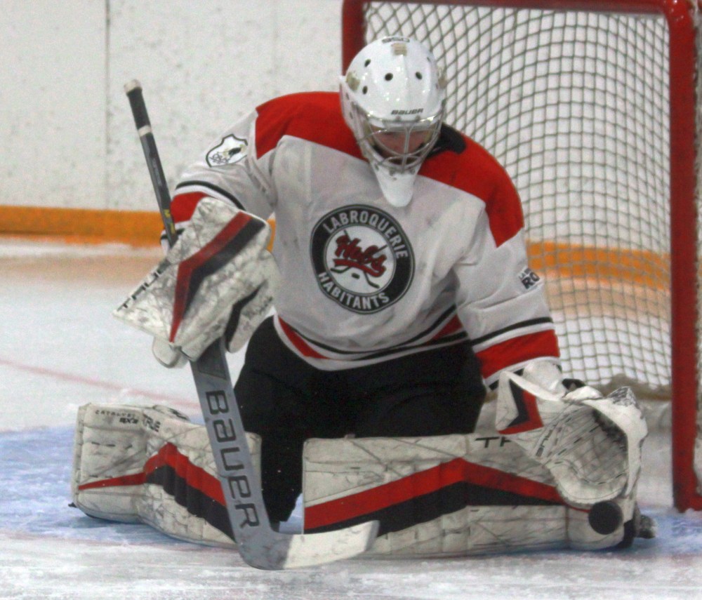 The La Broquerie Habs picked up a memorable victory over St Malo Jan. 25. (Cassidy Dankochik The Carillon)
