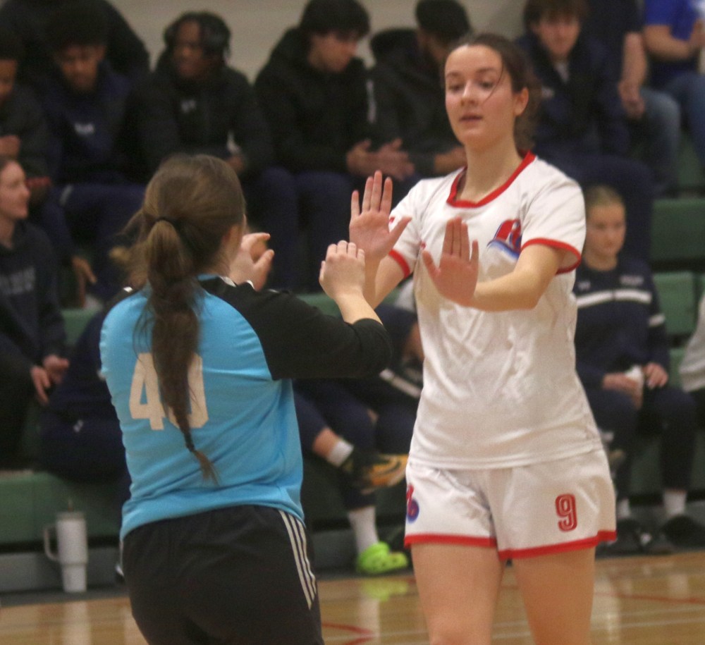 The MCAC women's futsal season kicked off in Niverville Jan. 18. (Cassidy Dankochik The Carillon)