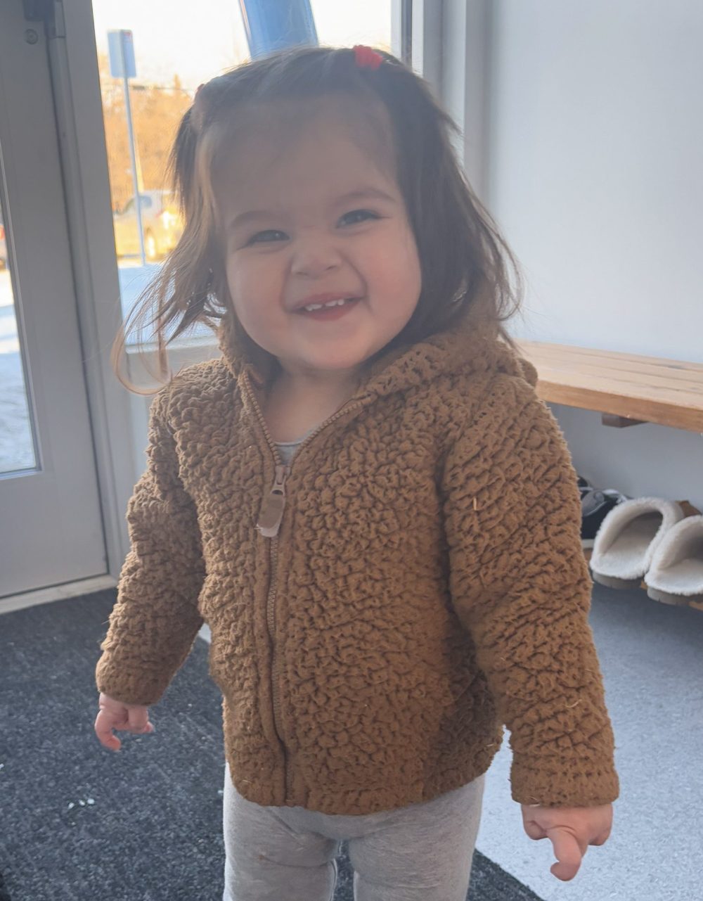 Submitted by Ashley Hernandez
Eighteen month old Aliyah Hernandez has neuroblastoma, a cancer that has grown behind her heart and lungs. The cancer develops from immature nerve cells found in several areas of the body. One in 7,000 children are affected by the cancer.