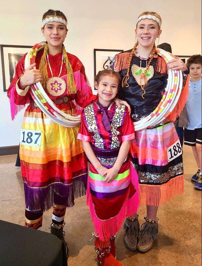 Submitted
Charisma, Nakiyah, and Kimberly Mason are hoop dancers from the Steinbach area. The three are headed to the World Championship Hoop Dancing Contest in Phoenix, Arizona, Feb. 15-16.