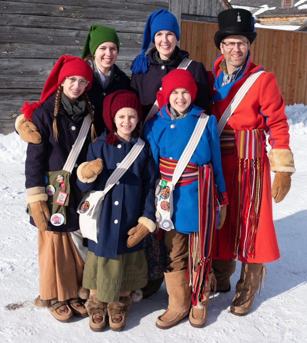 SVJETLANA MLINAREVIC THE CARILLON
The Hutlet family from Lorette was named the Official Voyageurs for the 10 day event of the Festival Du Voyageur. In the photo is Elise, Mia, Danika,Remi, Daniele and Philippe. This is the second year that the family has been the Official Voyageurs.
