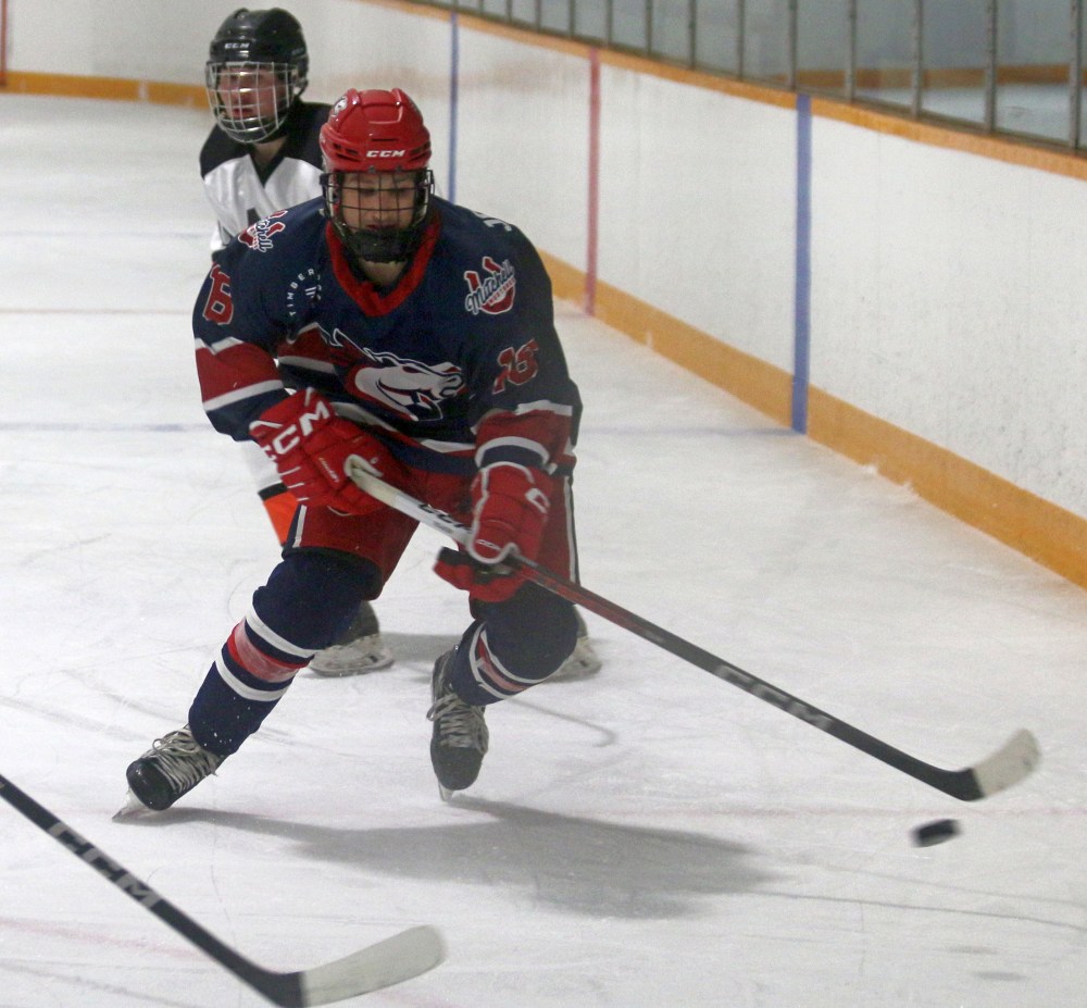 Lucas Jolicoeur was named the HTJHL's top rookie for this season. (Cassidy Dankochik Carillon Archives)