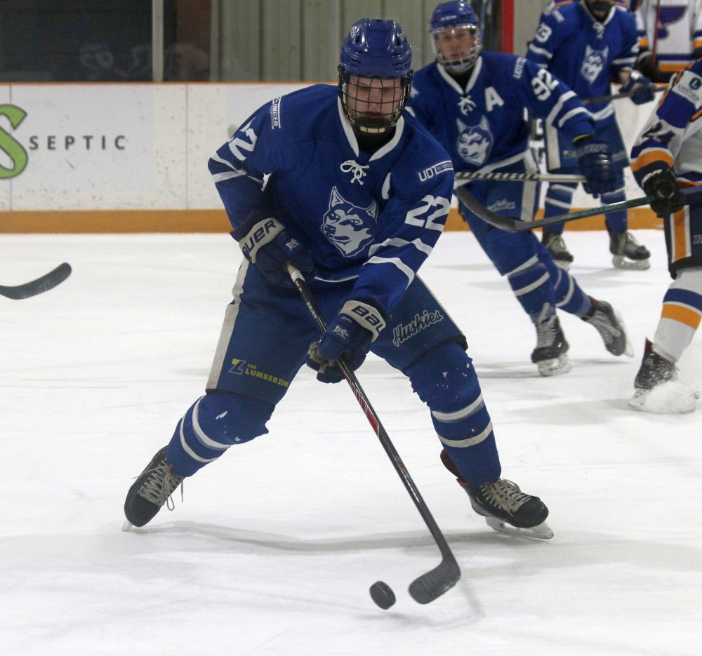 Brandon Thiessen was named the HTJHL's most valuable player for the 2024/2025 season. (Cassidy Dankochik Carillon Archives)