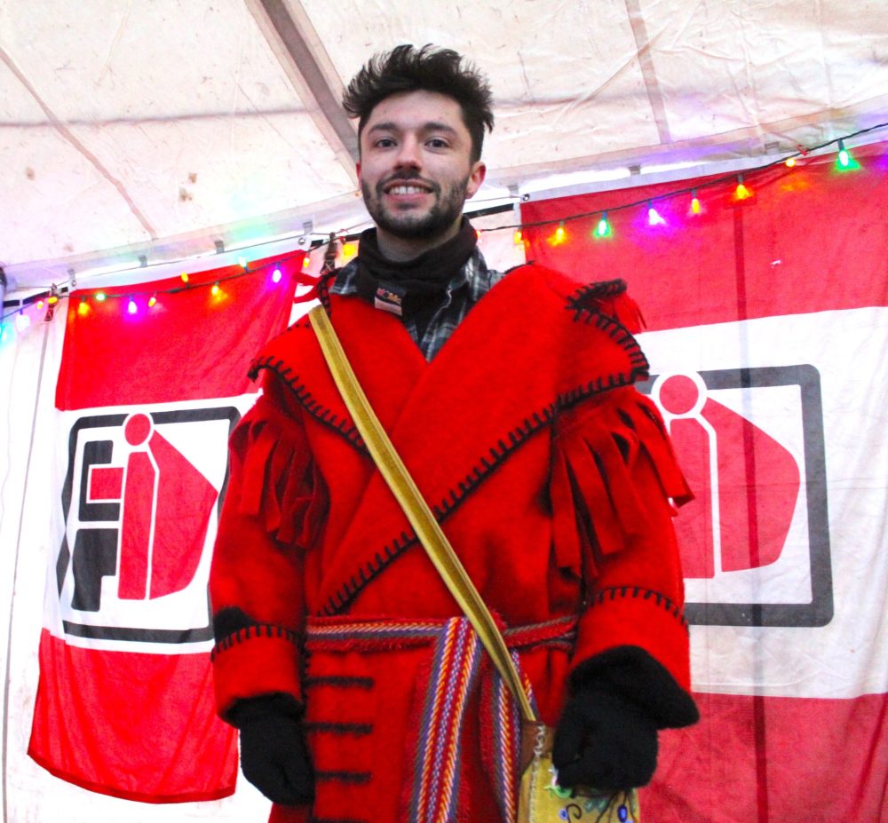 CHRIS GAREAU THE CARILLON
Alexandre Tétrault in his capote at Festival du Voyageur.