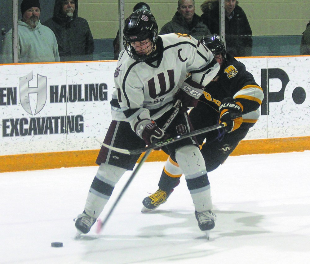 The SRSS Sabres dropped two games and were eliminated by the Westwood Warriors in the Winnipeg High School Hockey League finals. (Cassidy Dankochik The Carillon)