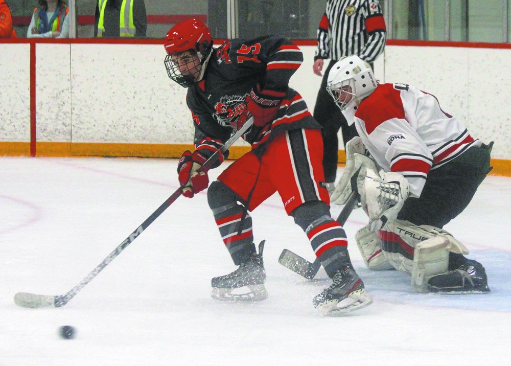 It was a miracle comeback for the Selkirk Fishermen, as they scored twice in the final minute of game three of their series against La Broquerie to tie the game, before scoring in overtime to take a 2-1 series lead in the Capital Region Junior Hockey League quarterfinals. (Cassidy Dankochik The Carillon)