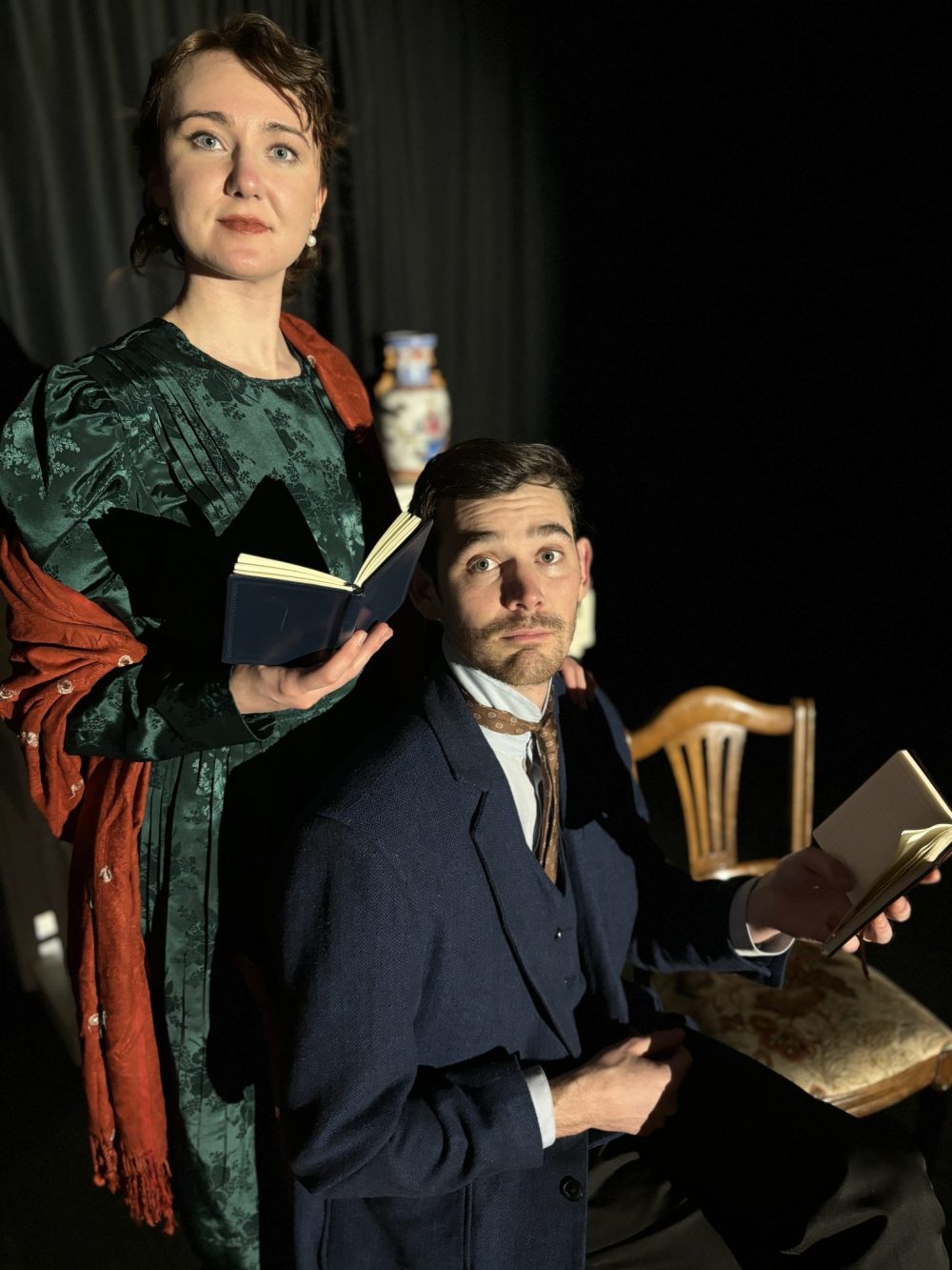 SUPPLIED
Esther Koepnick and Chris Friesen playing Carrie and Charles Pooter will bring lots of laughs to the production.
