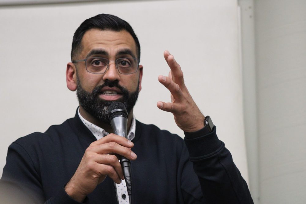 GREG VANDERMEULEN THE CARILLON
PC leadership candidate Obby Khan said he was best positioned to be the next leader of the PC Party because he is an elected MLA.