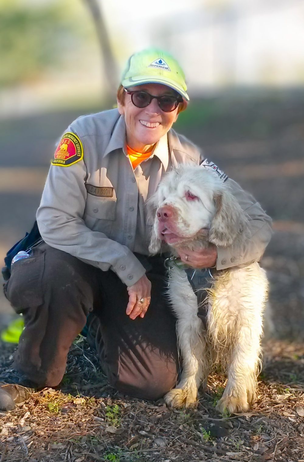 submitted
Jody Davidson with Josey, trained in search and rescue. Davidson hopes to offer her help training dogs for search and rescue in the Southeast.