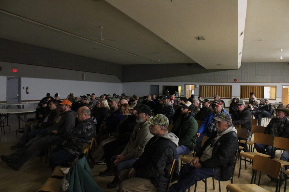 GREG VANDERMEULEN THE CARILLON
About 70 people attended the meeting.