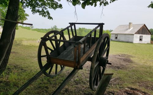 ERNEST N. BRAUN 

Red River cart at Lower Fort Garry.