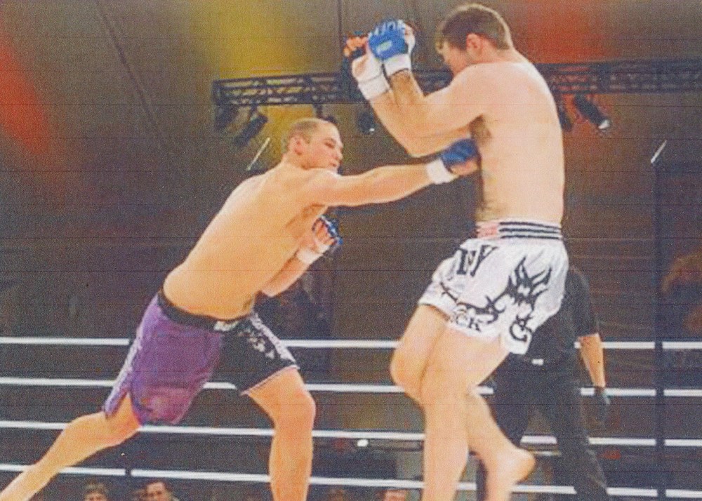 Nick Penner avoids a hit during a recent Maximum Fighting Championship bout.