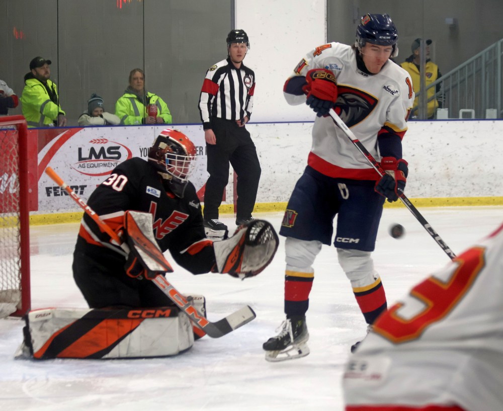 The Niverville Nighthawks lost their first round series to the Winkler Flyers 4-2. (Cassidy Dankochik The Carillon)