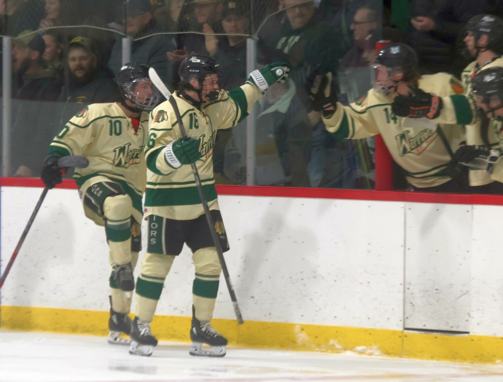 St Malo won back-to-back CRJHL championships, coming back from a 3-2 series deficit against Beausejour. (Cassidy Dankochik The Carillon)