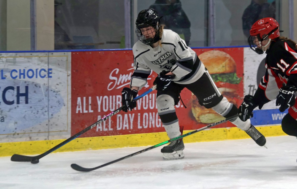 The Eastman Selects won a winner-takes-all game five against the Winnipeg Avros March 29. (Cassidy Dankochik The Carillon)
