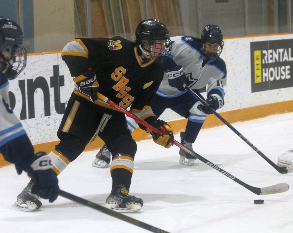 Steinbach Regional grade 12 Archer Ives was awarded the Winnipeg High School Hockey League's most improved player for his offensive outburst this season. (Cassidy Dankochik Carillon Archives)