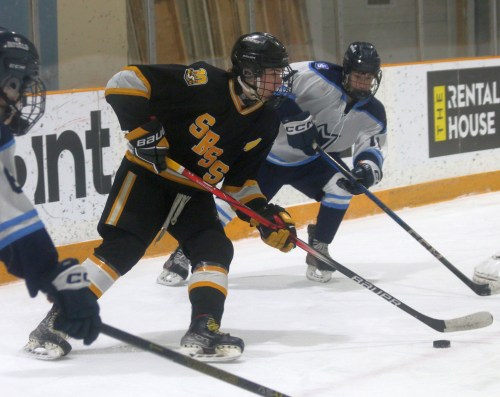 Steinbach Regional grade 12 Archer Ives was awarded the Winnipeg High School Hockey League's most improved player for his offensive outburst this season. (Cassidy Dankochik Carillon Archives)