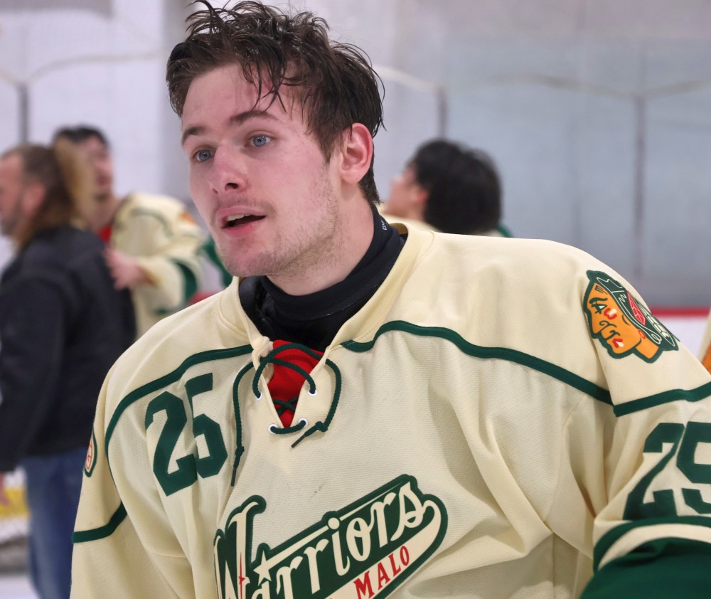 St Malo won back-to-back CRJHL championships, coming back from a 3-2 series deficit against Beausejour. (Cassidy Dankochik The Carillon)