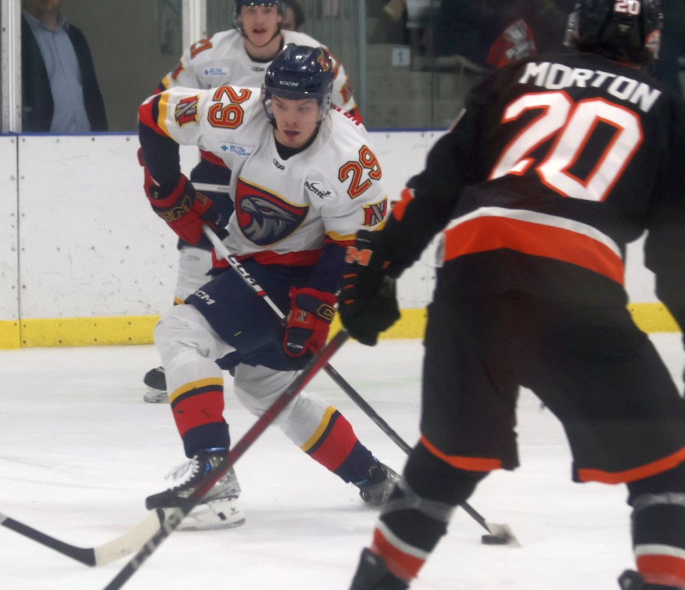 The Niverville Nighthawks lost their first round series to the Winkler Flyers 4-2. (Cassidy Dankochik The Carillon)