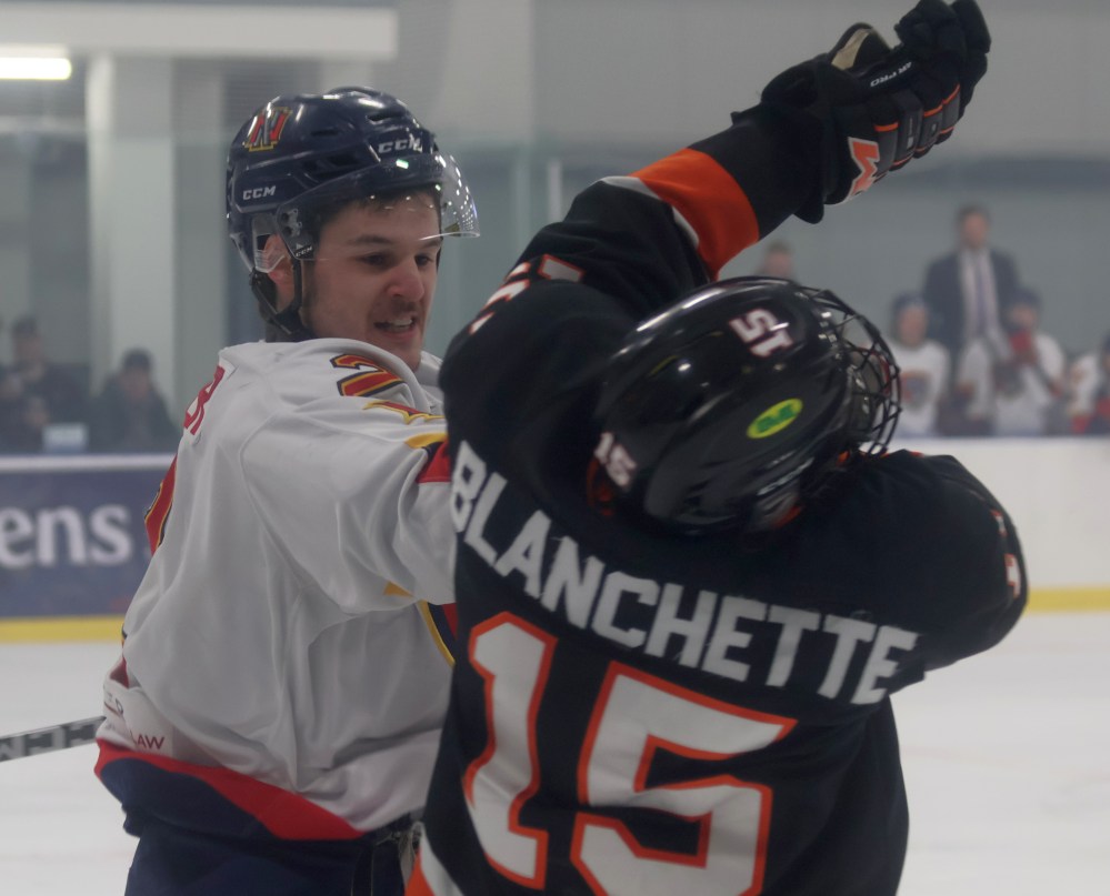 The Niverville Nighthawks lost their first round series to the Winkler Flyers 4-2. (Cassidy Dankochik The Carillon)