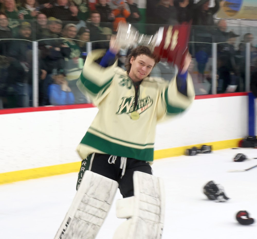 St Malo won back-to-back CRJHL championships, coming back from a 3-2 series deficit against Beausejour. (Cassidy Dankochik The Carillon)