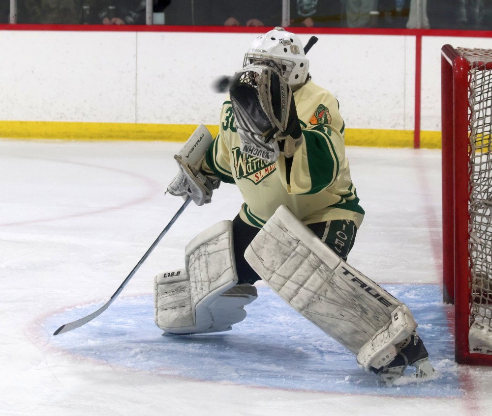 St Malo won back-to-back CRJHL championships, coming back from a 3-2 series deficit against Beausejour. (Cassidy Dankochik The Carillon)