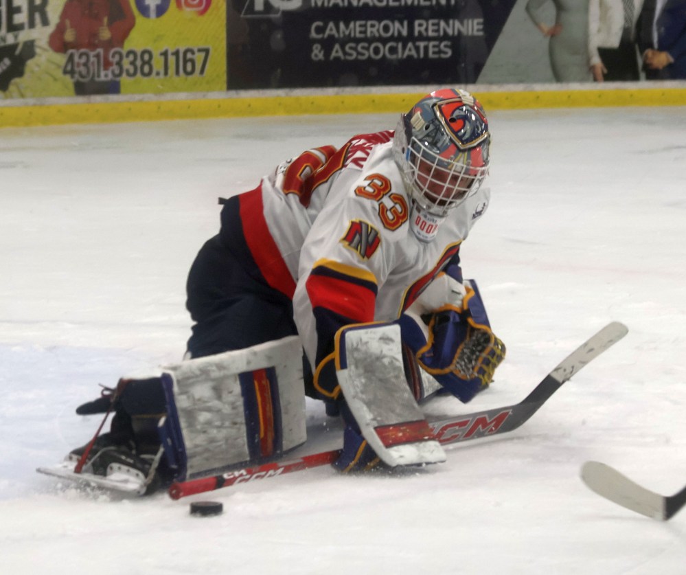 The Niverville Nighthawks lost their first round series to the Winkler Flyers 4-2. (Cassidy Dankochik The Carillon)