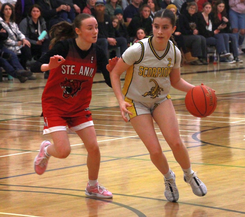 Lorette's Avery Brown was named as a Manitoba High School Athletic Association's graduating all-star, and is set to play this weekend in Winnipeg. (Cassidy Dankochik Carillon Archives)