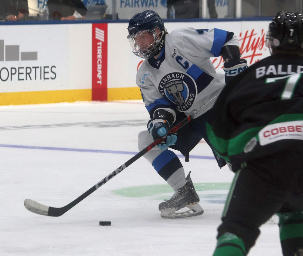 The Steinbach Pistons fell to the Portage Terriers despite a game five win on home ice March 29. (Cassidy Dankochik The Carillon)