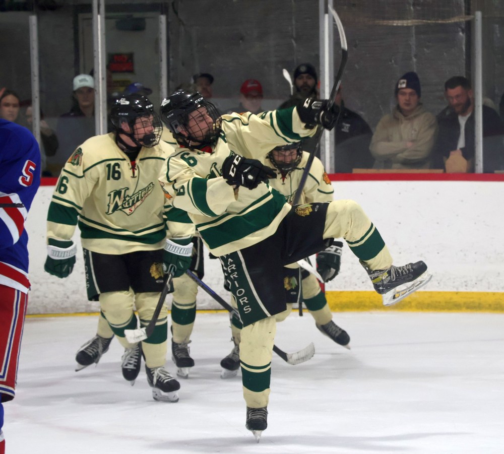 St Malo won back-to-back CRJHL championships, coming back from a 3-2 series deficit against Beausejour. (Cassidy Dankochik The Carillon)