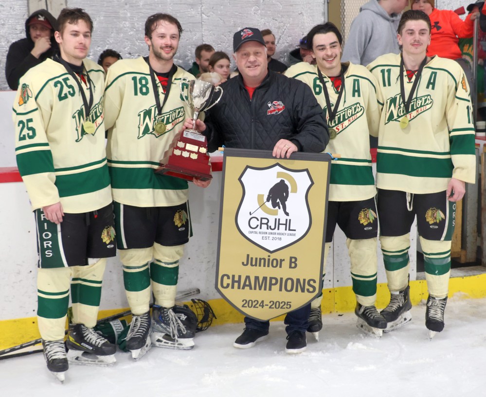St Malo won back-to-back CRJHL championships, coming back from a 3-2 series deficit against Beausejour. (Cassidy Dankochik The Carillon)
