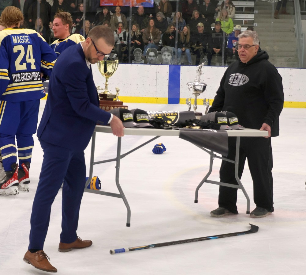 The Niverville Clippers captured their first HTJHL championship since 1994 with a game six win on home ice March 26. (Cassidy Dankochik The Carillon)