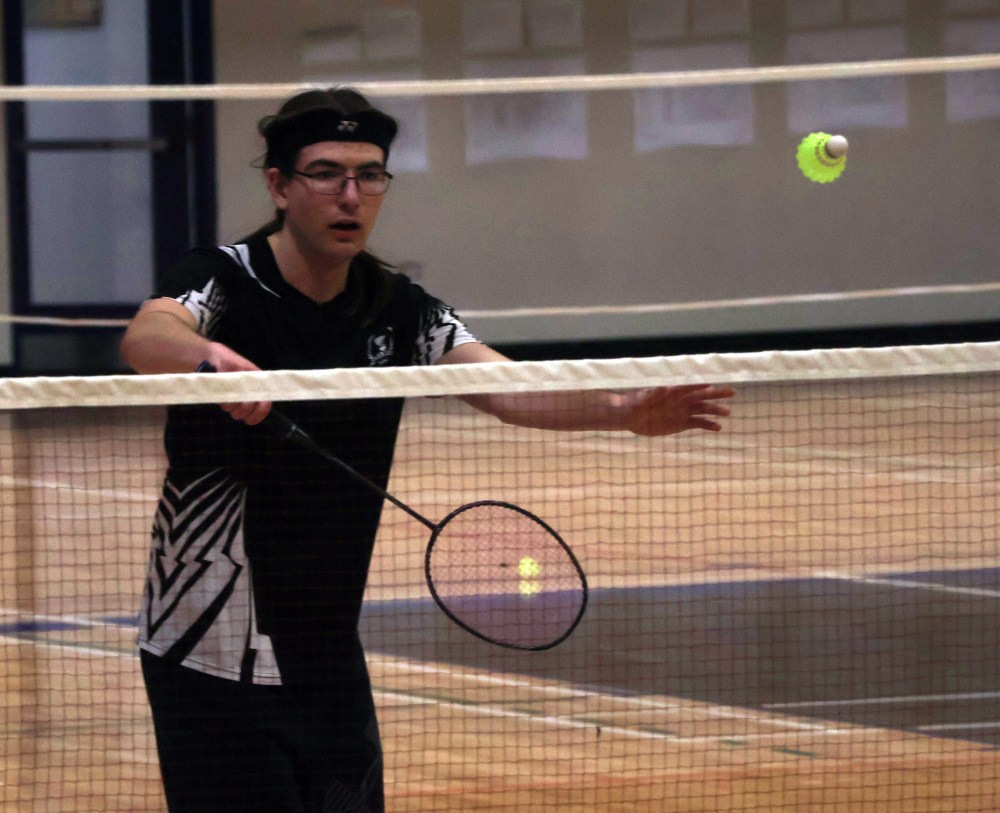 College Regional Gabrielle-Roy won both the varsity and junior varsity Zone 13 badminton banners. The championships were hosted in Niverville April 22, with players from multiple schools advancing to provincials, which will be hosted in Winnipeg May 1-3. (Cassidy Dankochik The Carillon)