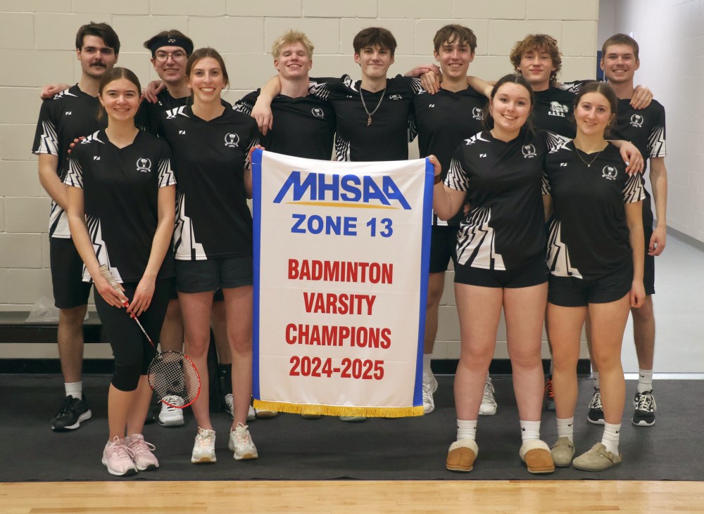 College Regional Gabrielle-Roy won both the varsity and junior varsity Zone 13 badminton banners. The championships were hosted in Niverville April 22, with players from multiple schools advancing to provincials, which will be hosted in Winnipeg May 1-3. (Cassidy Dankochik The Carillon)
