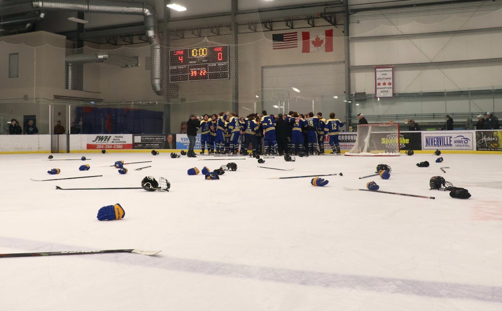 The Niverville Clippers captured their first HTJHL championship since 1994 with a game six win on home ice March 26. (Cassidy Dankochik The Carillon)