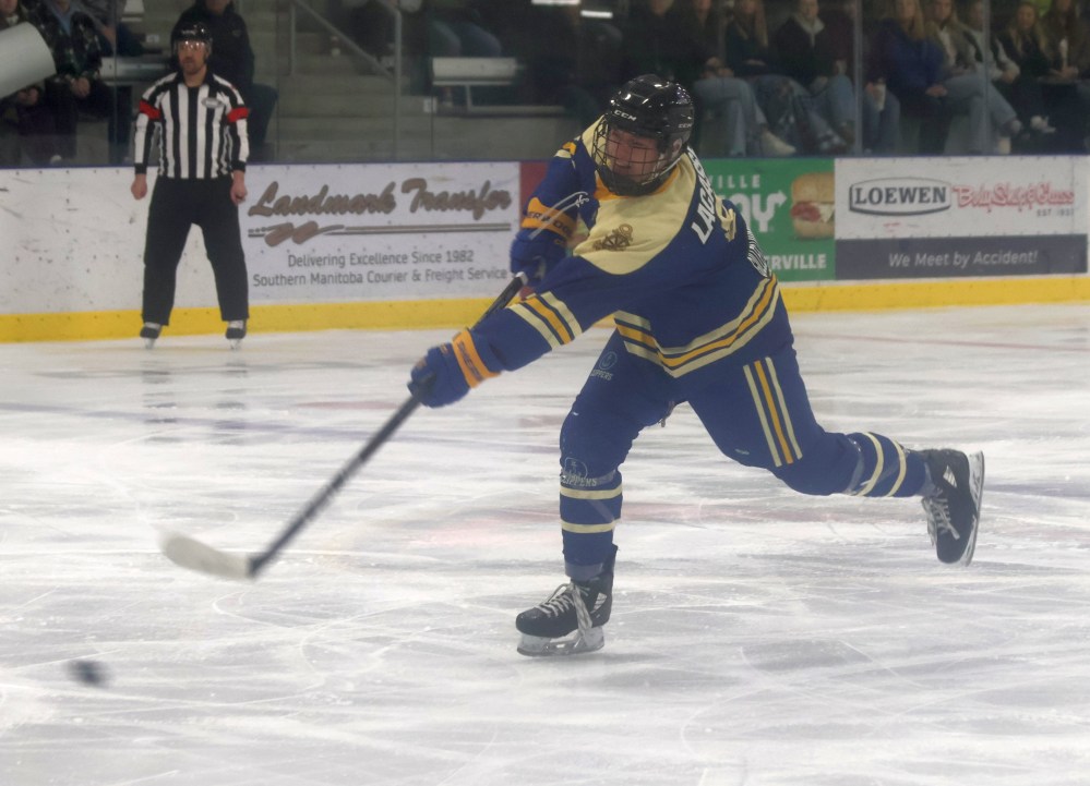 The Niverville Clippers captured their first HTJHL championship since 1994 with a game six win on home ice March 26. (Cassidy Dankochik The Carillon)