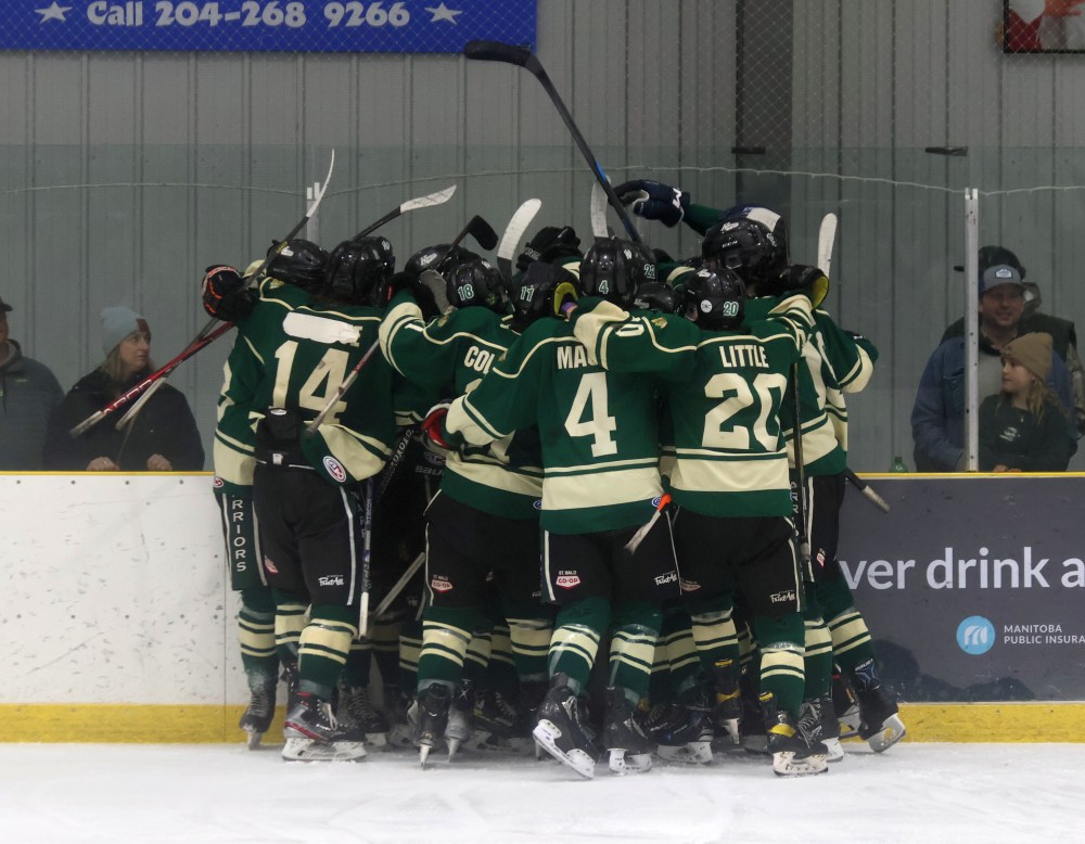 St Malo won back-to-back CRJHL championships, coming back from a 3-2 series deficit against Beausejour. (Cassidy Dankochik The Carillon)St Malo won back-to-back CRJHL championships, coming back from a 3-2 series deficit against Beausejour. (Cassidy Dankochik The Carillon)