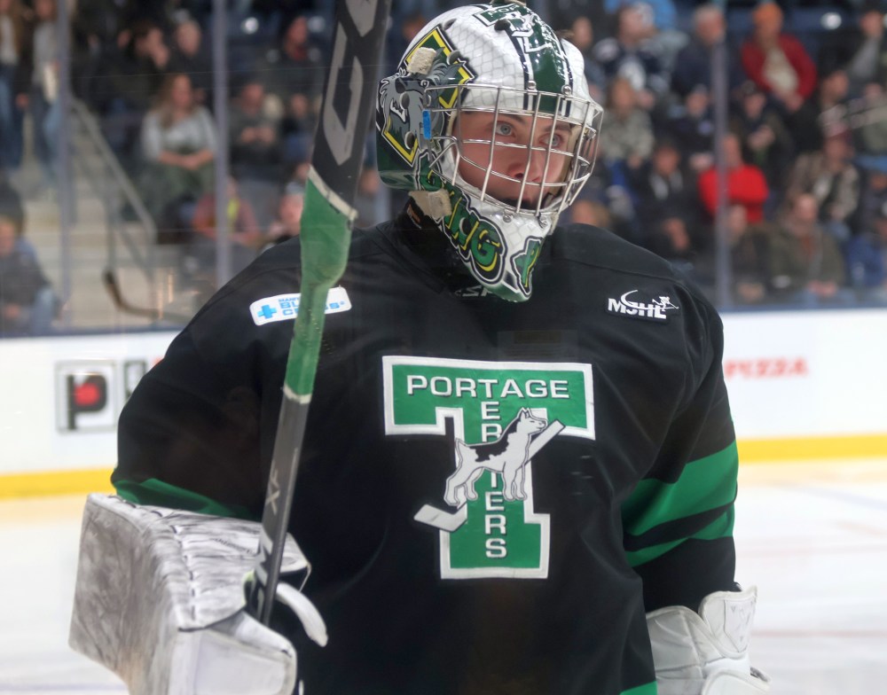 The Steinbach Pistons fell to the Portage Terriers despite a game five win on home ice March 29. (Cassidy Dankochik The Carillon)