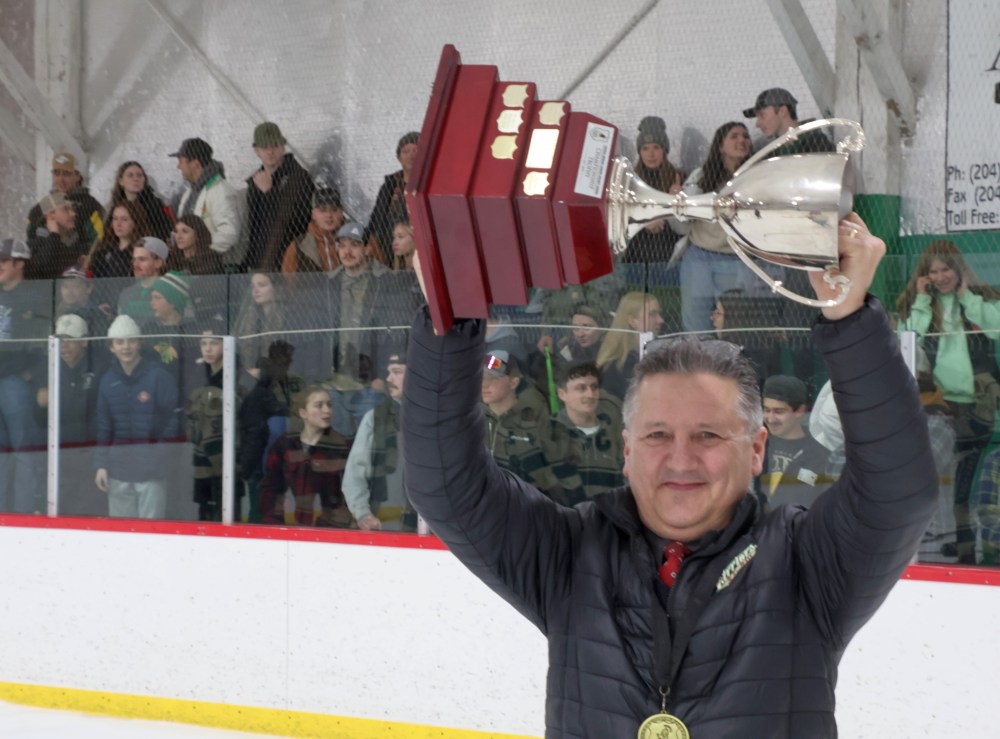 St Malo won back-to-back CRJHL championships, coming back from a 3-2 series deficit against Beausejour. (Cassidy Dankochik The Carillon)