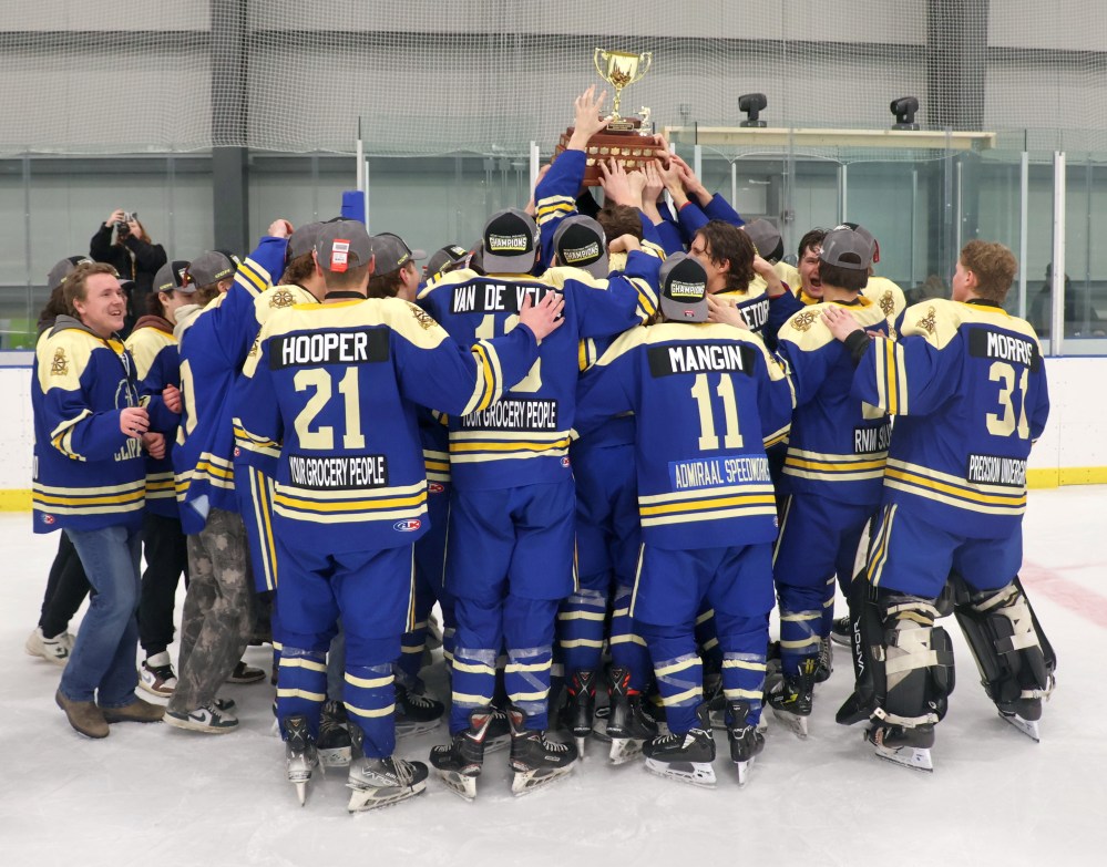 The Niverville Clippers captured their first HTJHL championship since 1994 with a game six win on home ice March 26. (Cassidy Dankochik The Carillon)