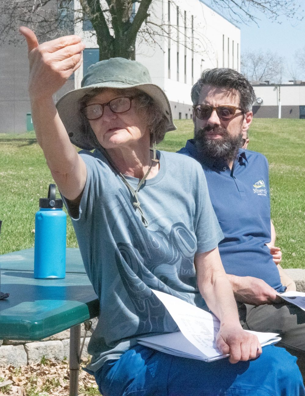 SVJETLANA MLINAREVIC THE CARILLON
Board members and the general public turned out for the Crow Wing Trail AGM on May 3, 2025, at Providence University College and Theological Seminary. Here president Dolores Braun discusses the direction of the trail to the audience.