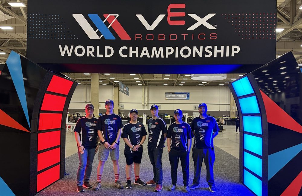 SUPPLIED
Morris Robotics Team from left, Jacqueline Dueck (Assistant Coach), Cody Dueck (Mechanic and Coder), Andrew Hildebrandt (Communications), Kayden Grattan (Lead Driver and Logistics), Josh Hildebrandt (Chief Engineer), J.P. Jamieson (Coach).