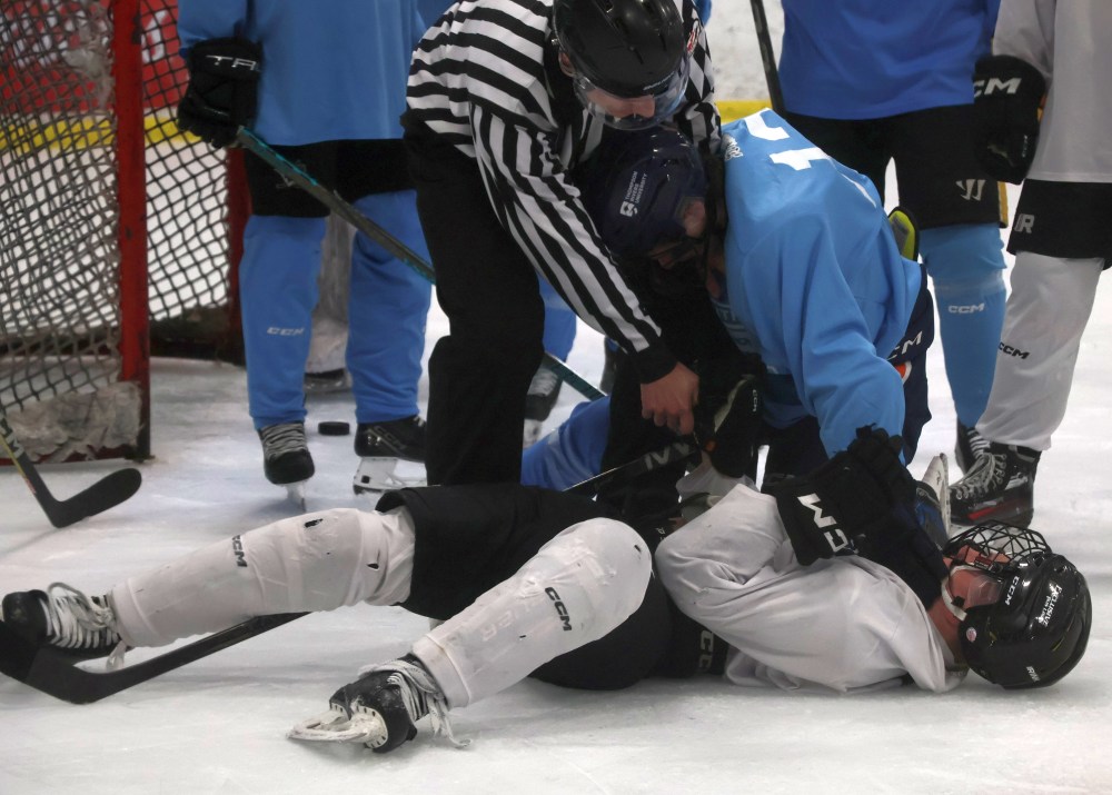 The Niverville Nighthawks held their annual Spring ID camp during the last weekend of April. (Cassidy Dankochik The Carillon)