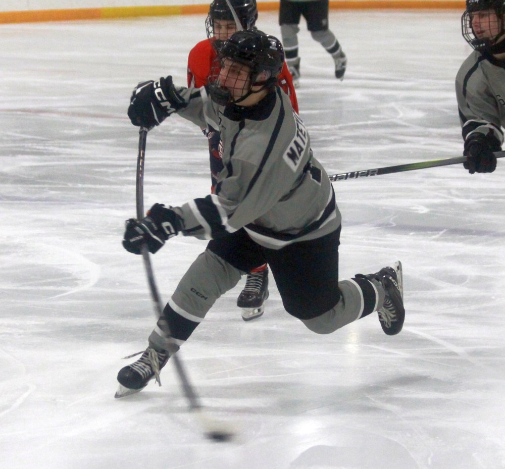 Crosby Mateychuk was selected in the first round of the WHL draft by the Vancouver Giants. Mateychuk's brother, Denton, plays for Columbus in the NHL. He scored over a goal per game as a defenseman for the U15 AAA Eastman Selects. (Cassidy Dankochik Carillon Archives)