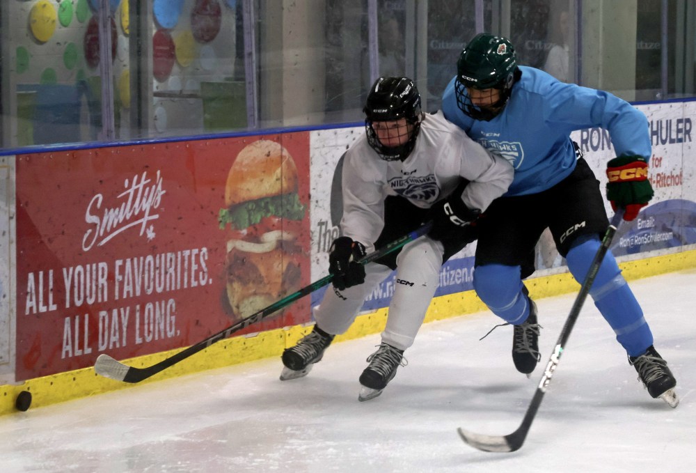 The Niverville Nighthawks held their annual Spring ID camp during the last weekend of April. (Cassidy Dankochik The Carillon)