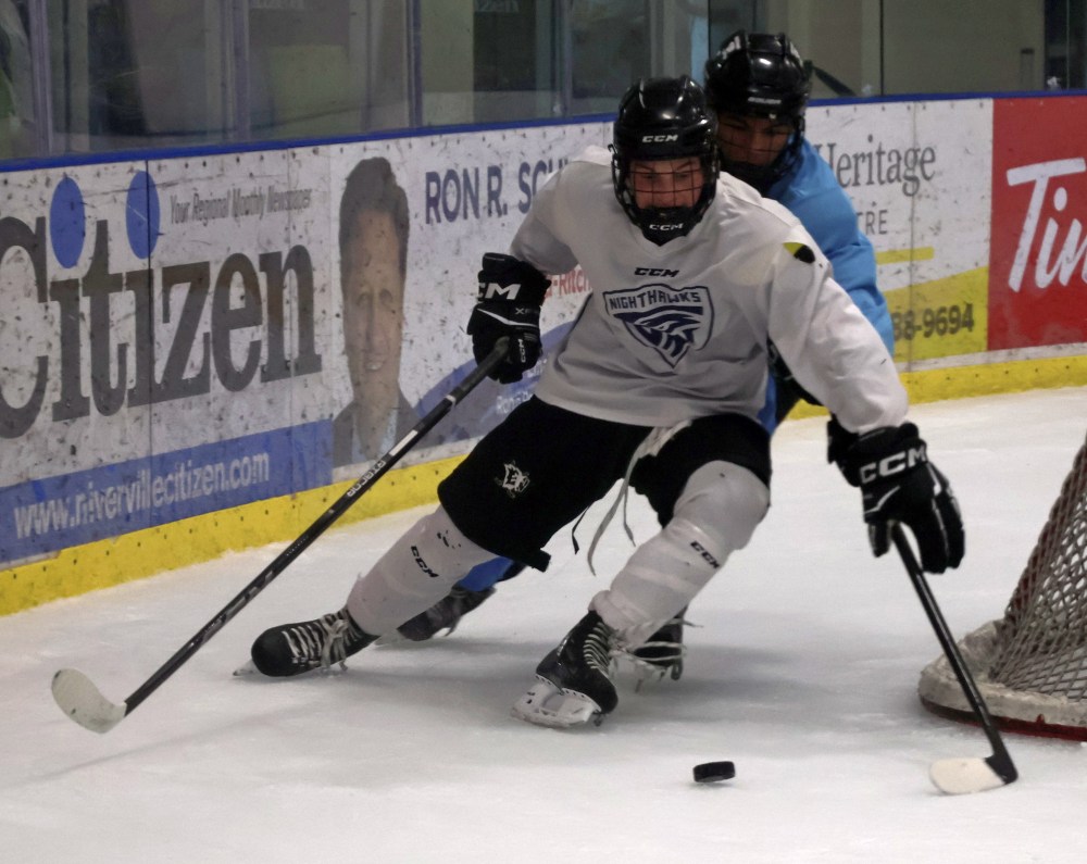 The Niverville Nighthawks held their annual Spring ID camp during the last weekend of April. (Cassidy Dankochik The Carillon)